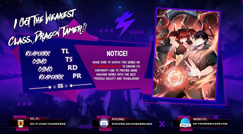 I Got The Weakest Class, Dragon Tamer!? chapter 6 page 1