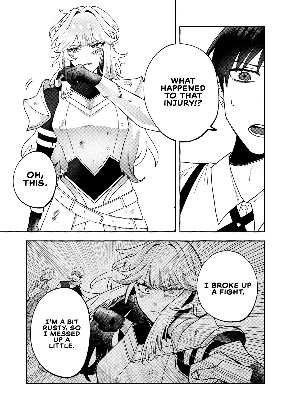 I Kept Spoiling a Female Knight Who Knew Nothing but Fighting chapter 1 page 17