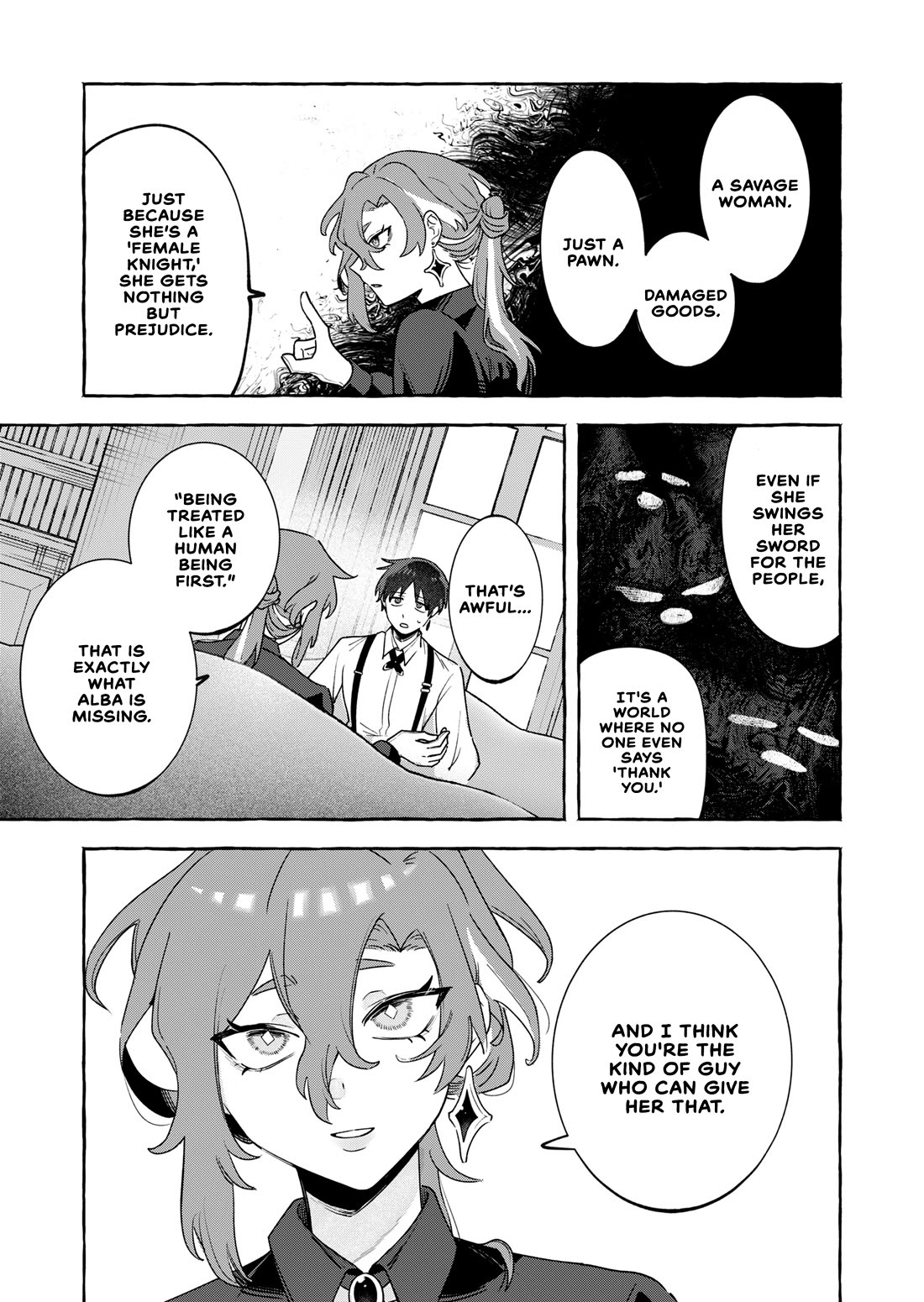 I Kept Spoiling a Female Knight Who Knew Nothing but Fighting chapter 4 page 13