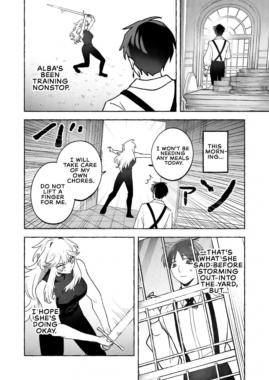 I Kept Spoiling a Female Knight Who Knew Nothing but Fighting chapter 7 page 12