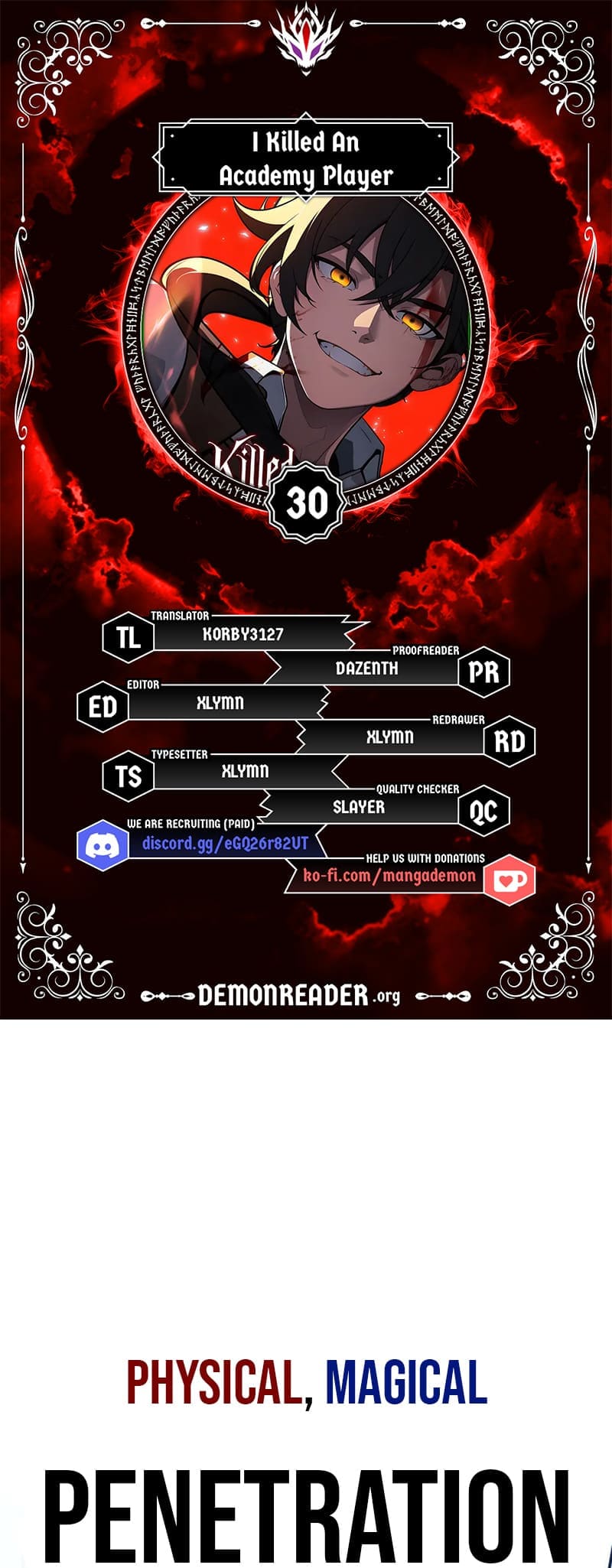 I Killed the Player of the Academy chapter 30 page 1