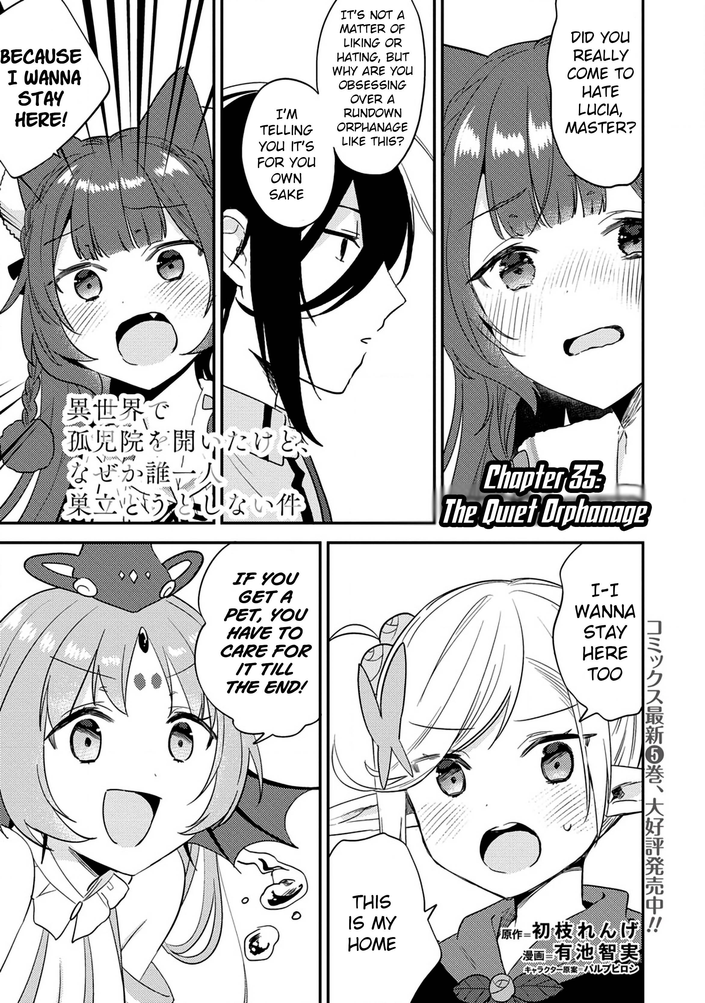 I Opened an Orphanage in a Different World, But Why Doesn't Anyone Want to Graduate? chapter 35 page 2