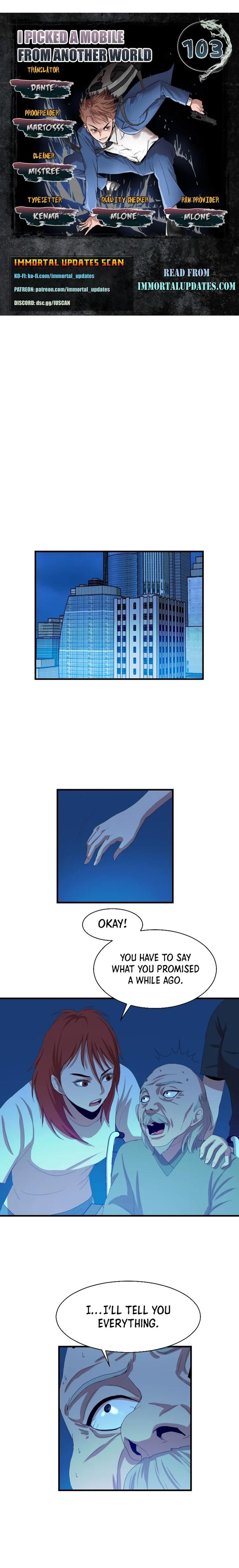 I Picked a Mobile From Another World chapter 103 page 1