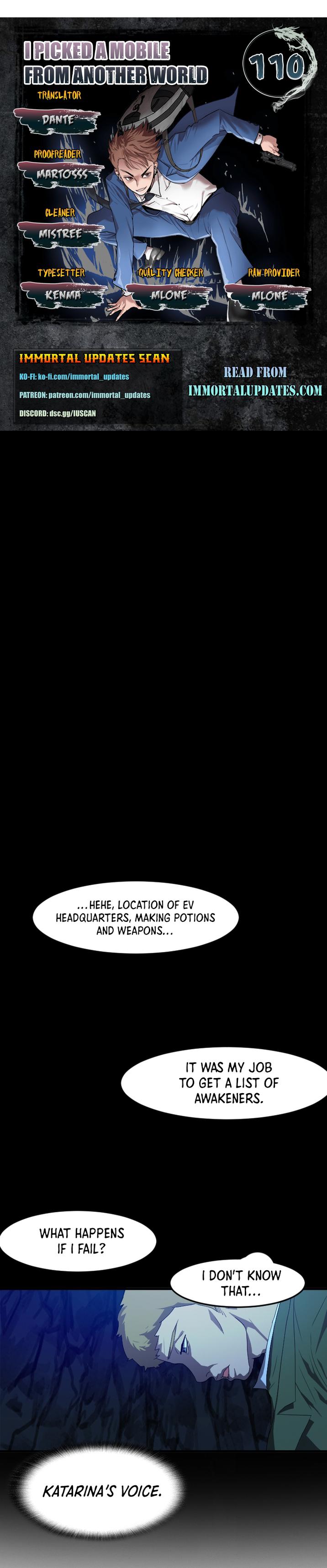 I Picked a Mobile From Another World chapter 110 page 1