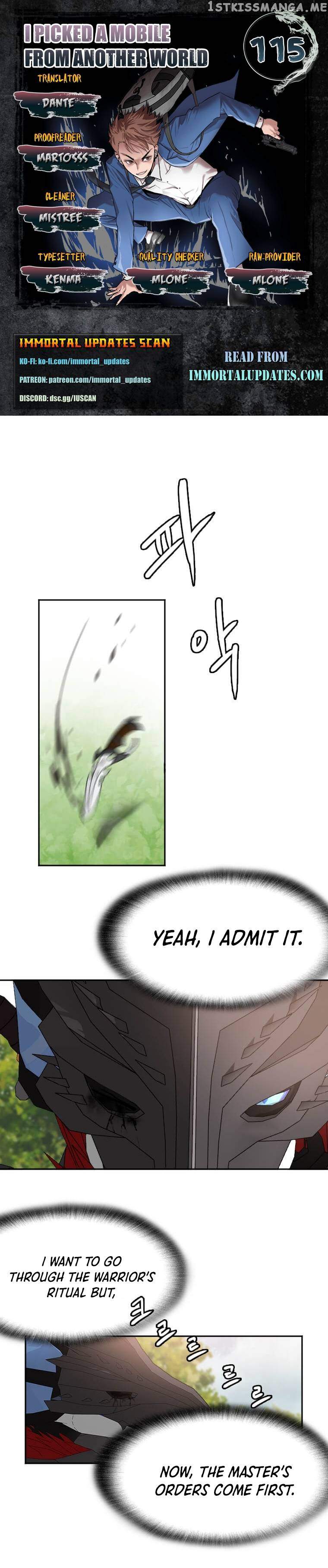 I Picked a Mobile From Another World chapter 115 page 1