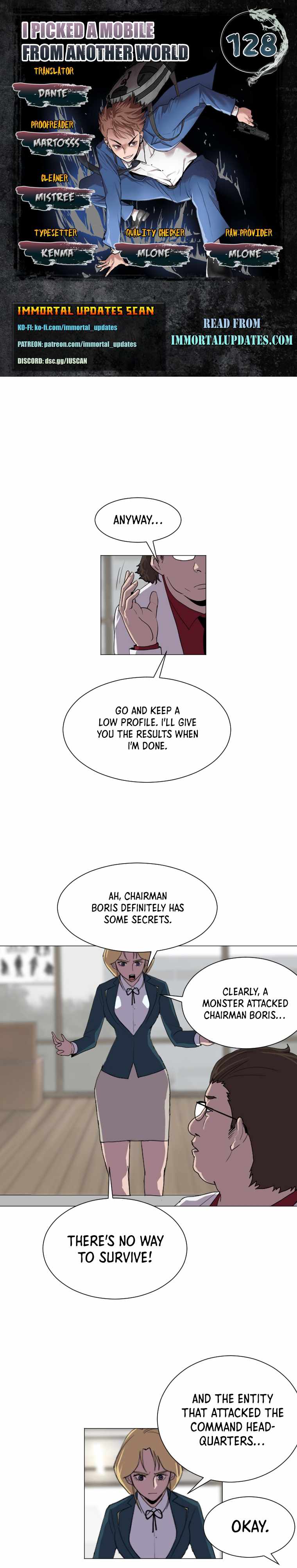 I Picked a Mobile From Another World chapter 128 page 1