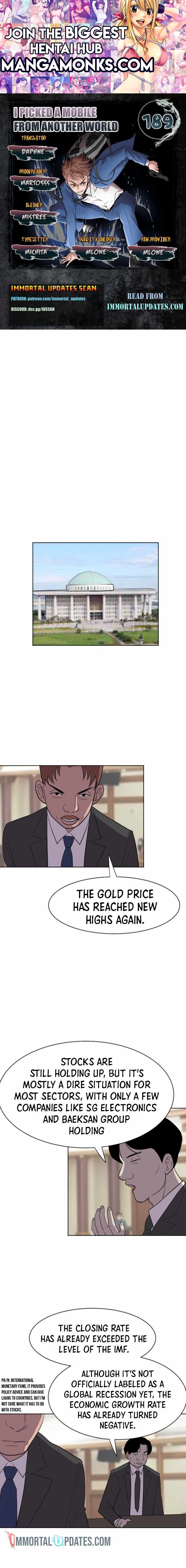 I Picked a Mobile From Another World chapter 189 page 1
