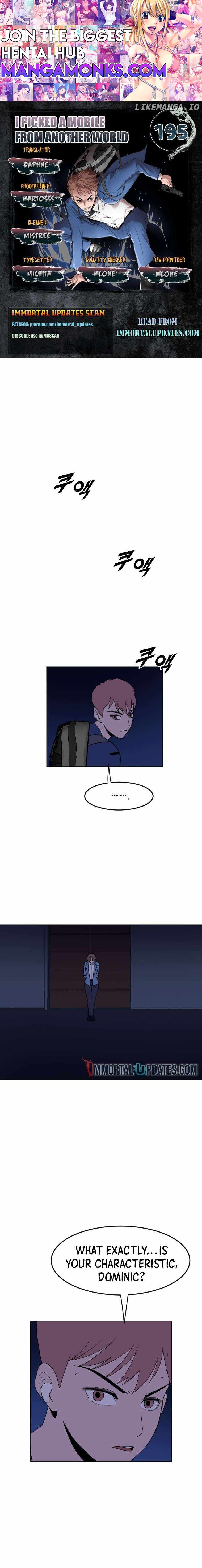 I Picked a Mobile From Another World chapter 195 page 1