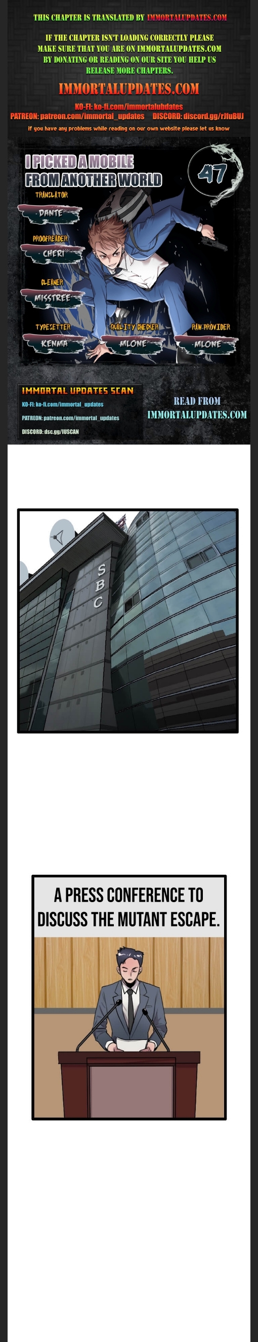 I Picked a Mobile From Another World chapter 47 page 1