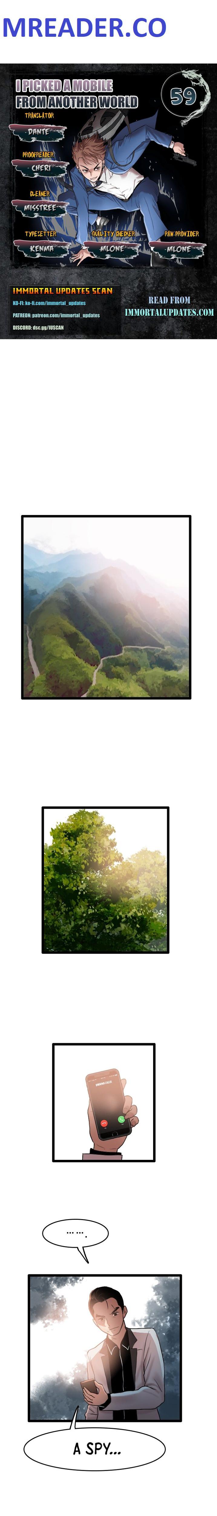 I Picked a Mobile From Another World chapter 59 page 1