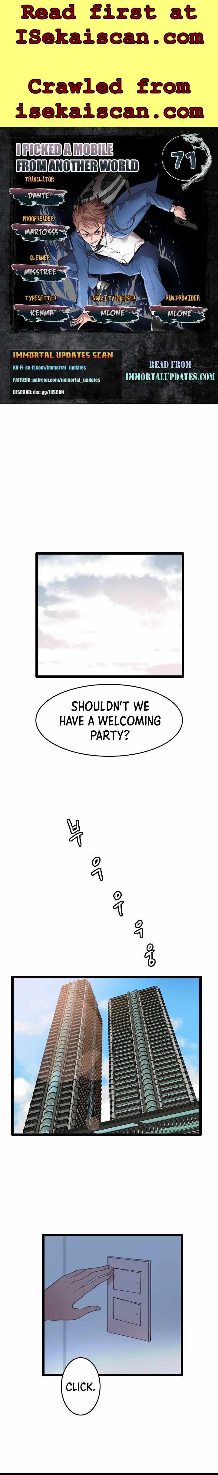 I Picked a Mobile From Another World chapter 71 page 1