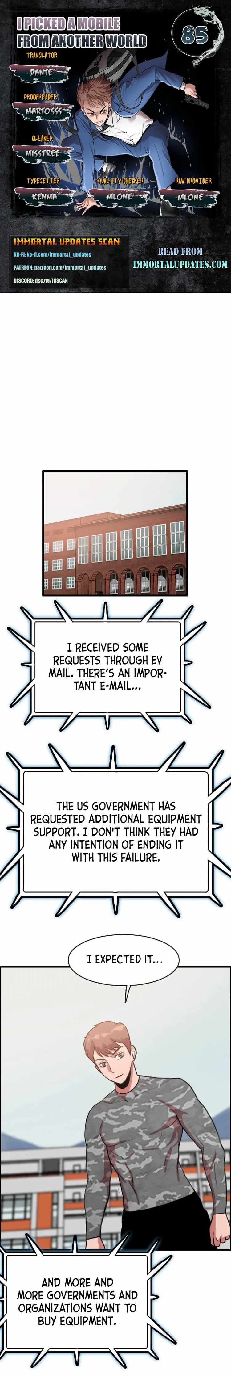 I Picked a Mobile From Another World chapter 85 page 1