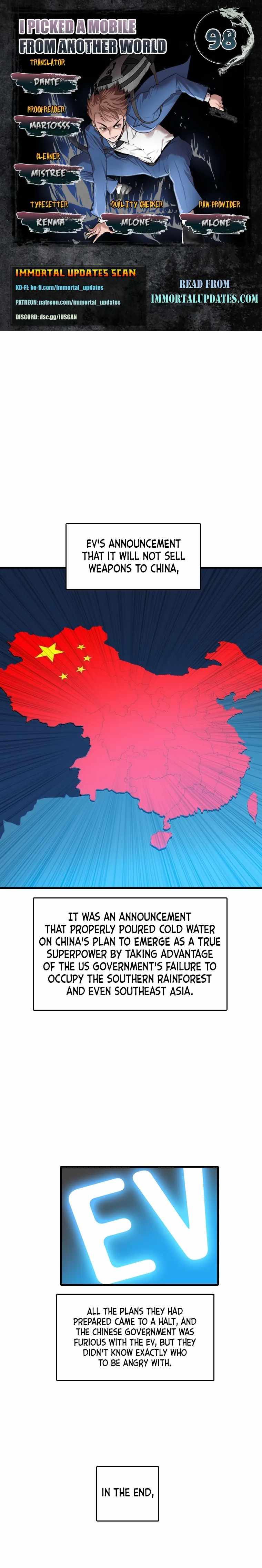 I Picked a Mobile From Another World chapter 98 page 1