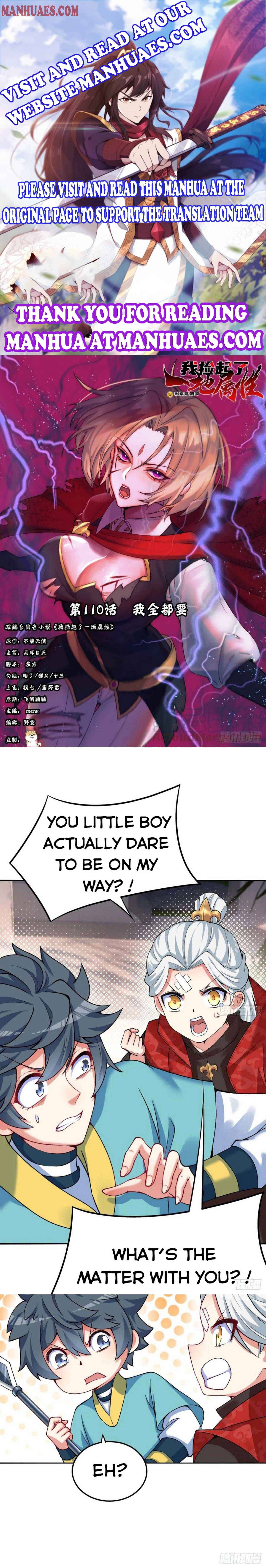 I Picked up an Attribute chapter 110 page 1