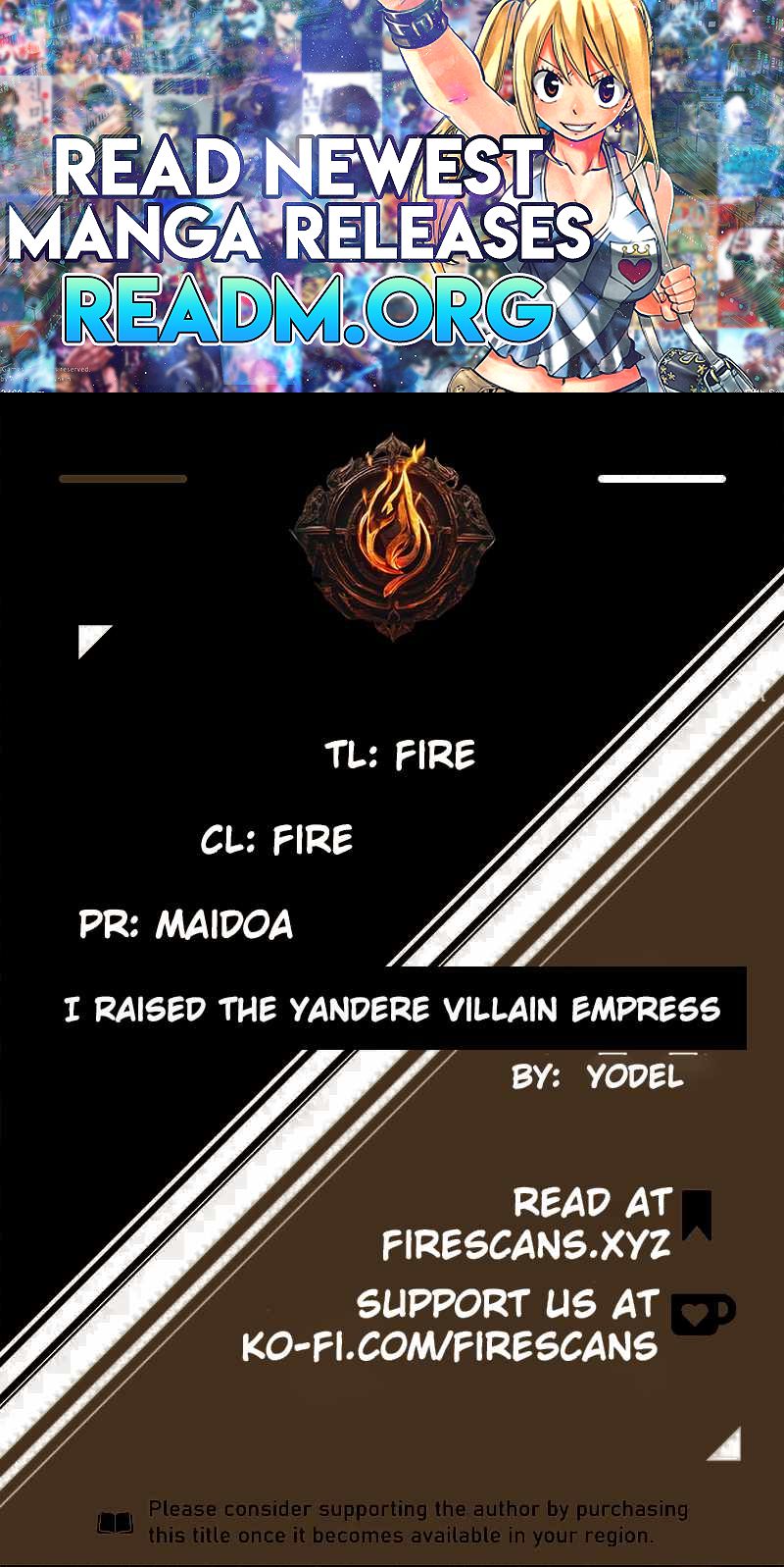 I Raised the Yandere Villain Empress chapter 10 page 1