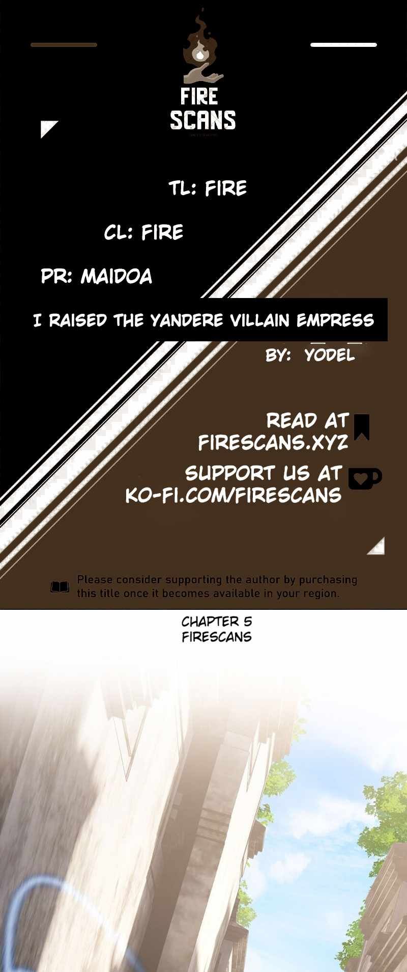 I Raised the Yandere Villain Empress chapter 5 page 1