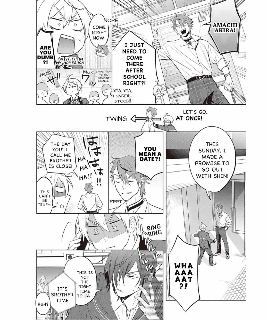 I Realized I Am the Younger Brother of the Protagonist in a BL Game chapter 13 page 18