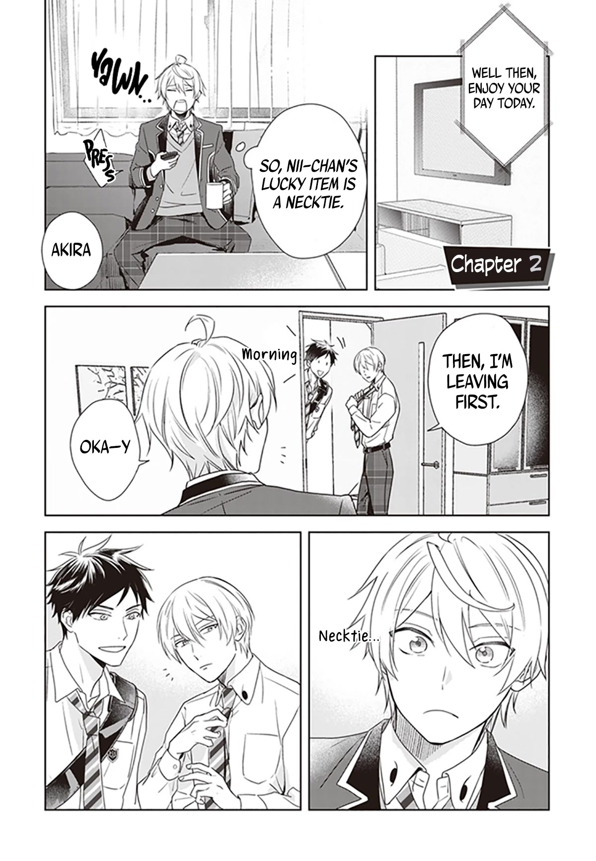 I Realized I Am the Younger Brother of the Protagonist in a BL Game chapter 2 page 2