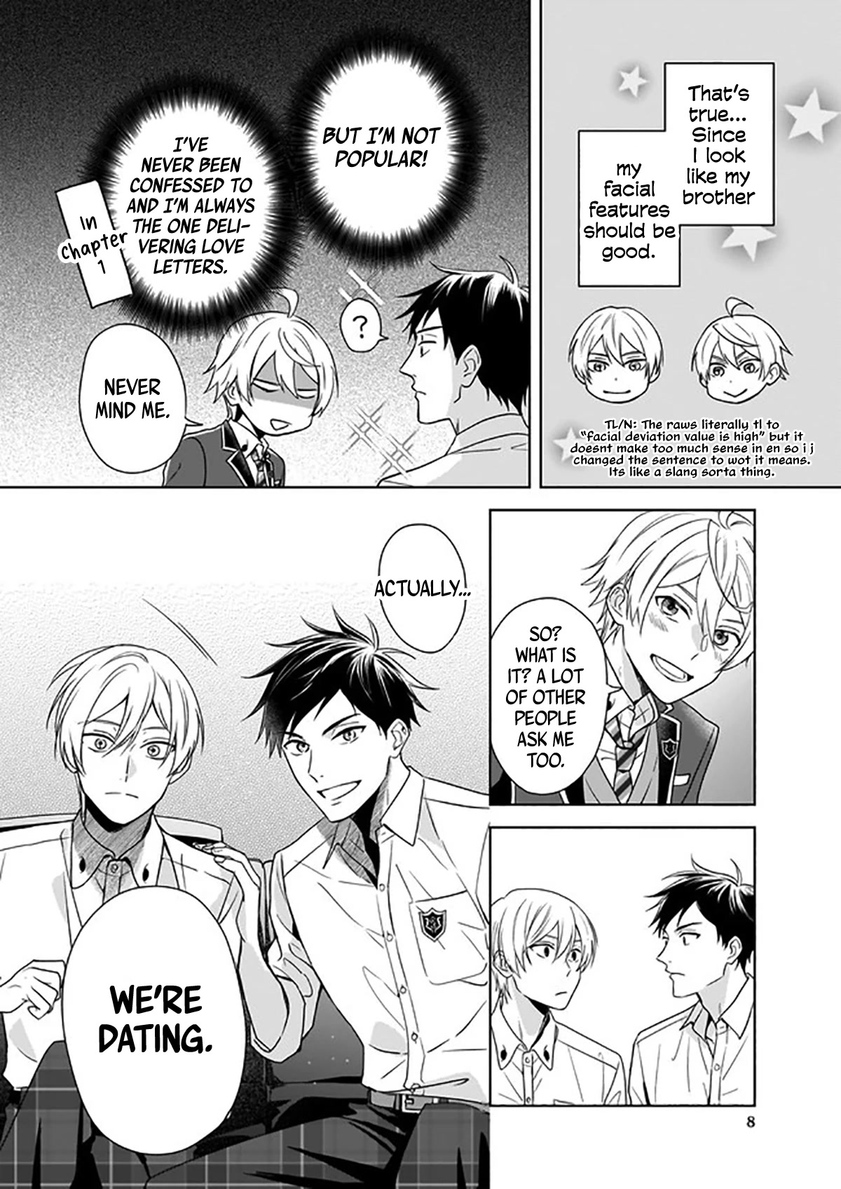 I Realized I Am the Younger Brother of the Protagonist in a BL Game chapter 2 page 9