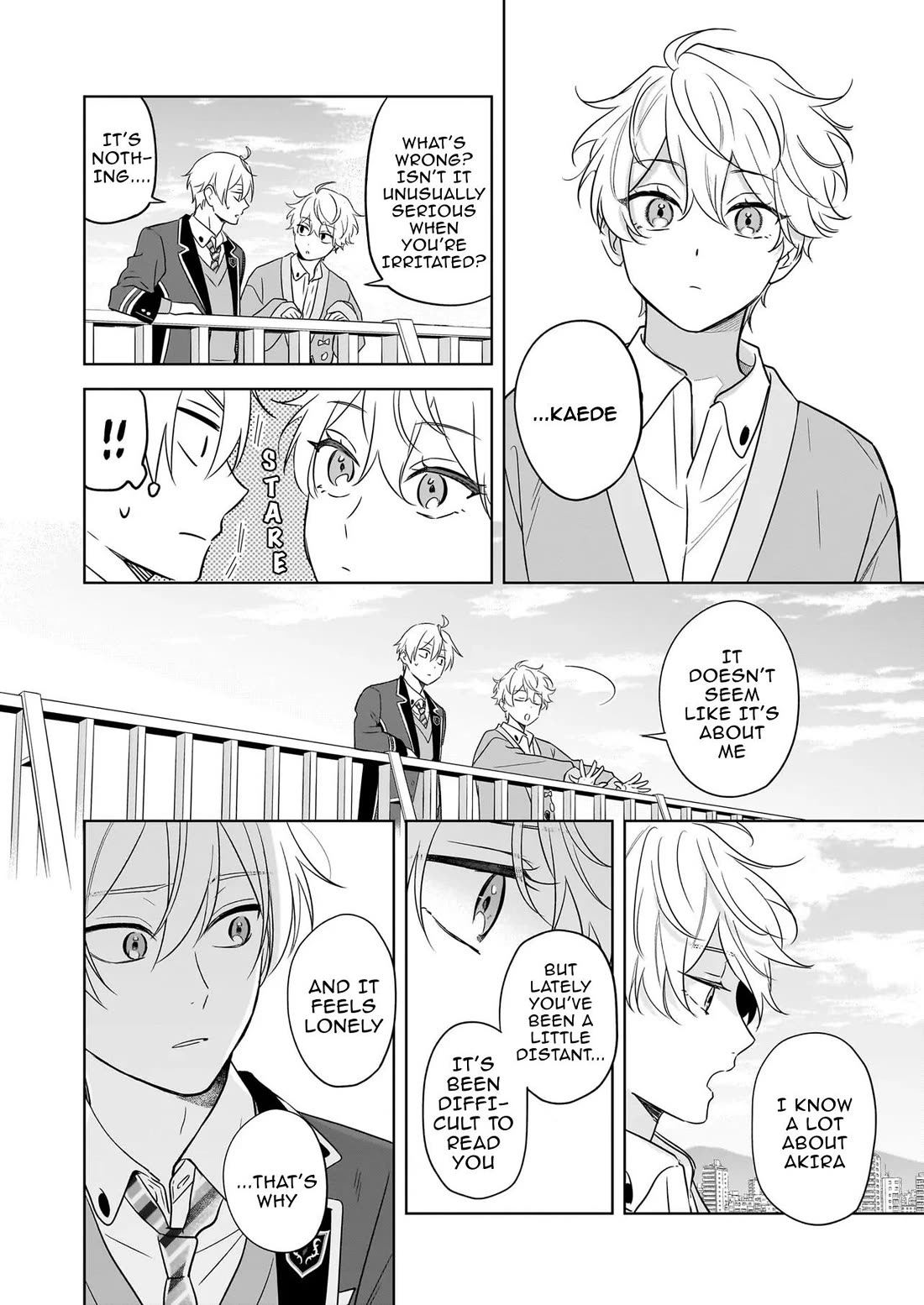 I Realized I Am the Younger Brother of the Protagonist in a BL Game chapter 22 page 12