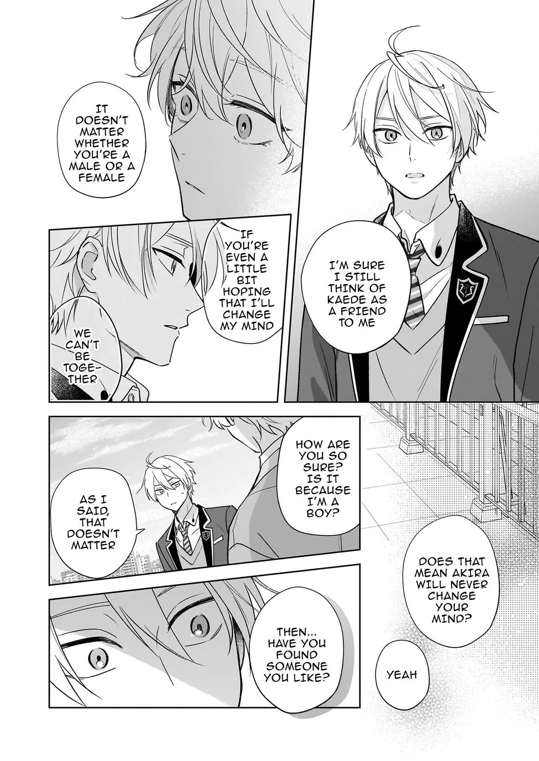 I Realized I Am the Younger Brother of the Protagonist in a BL Game chapter 22 page 14