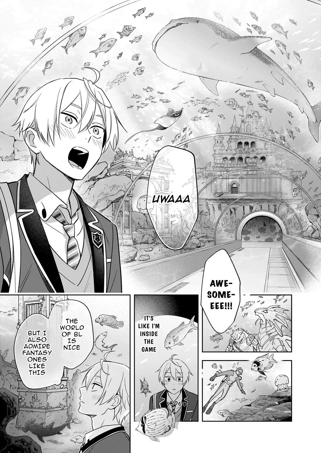 I Realized I Am the Younger Brother of the Protagonist in a BL Game chapter 23 page 12