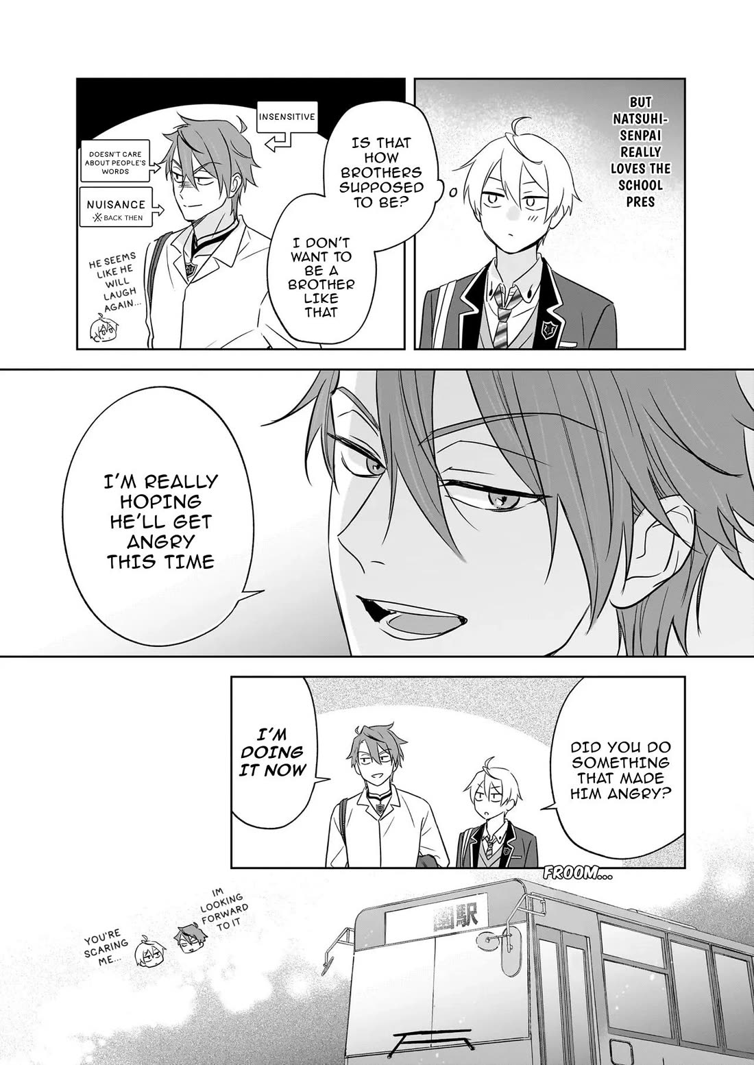 I Realized I Am the Younger Brother of the Protagonist in a BL Game chapter 23 page 22