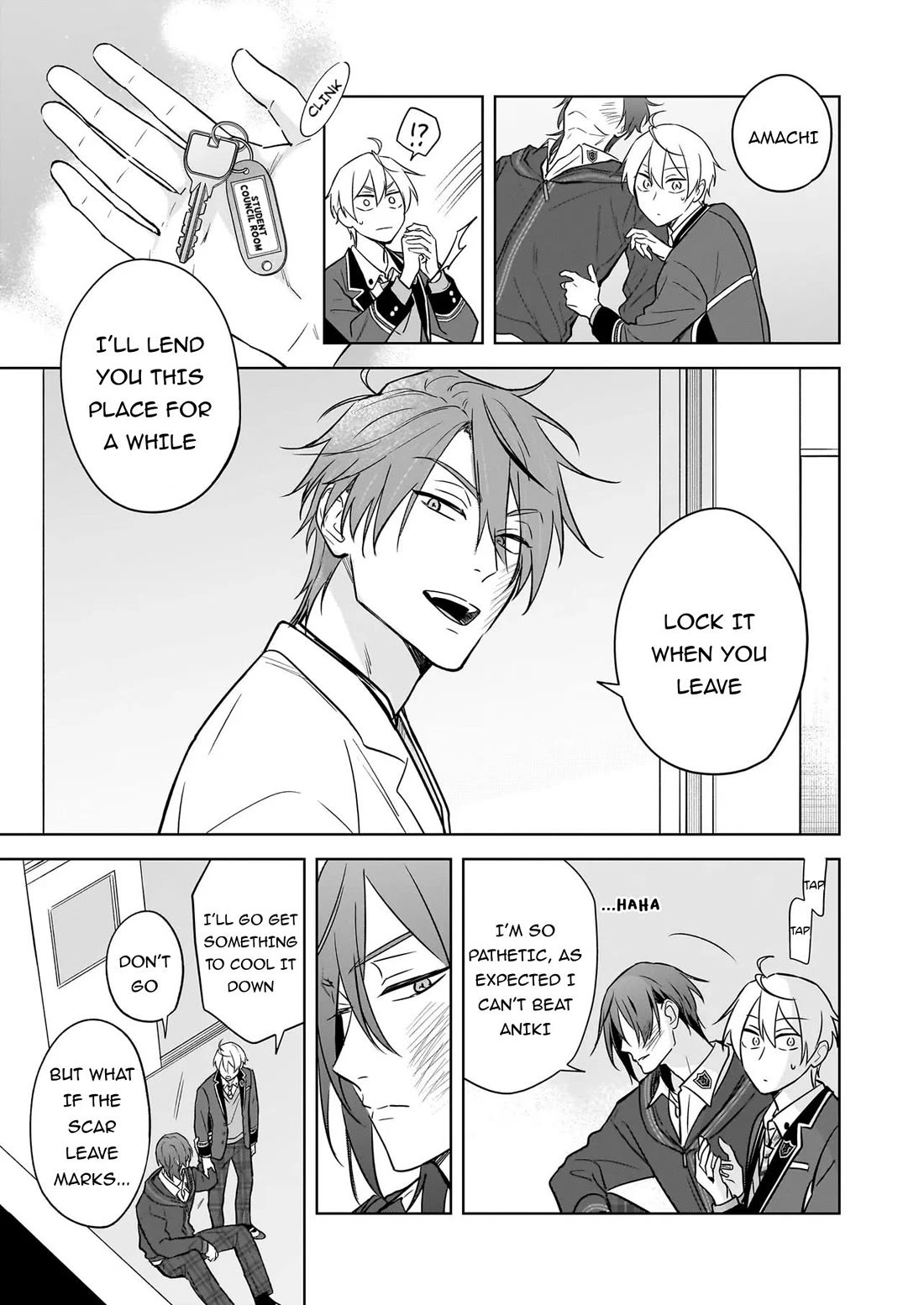 I Realized I Am the Younger Brother of the Protagonist in a BL Game chapter 24 page 18