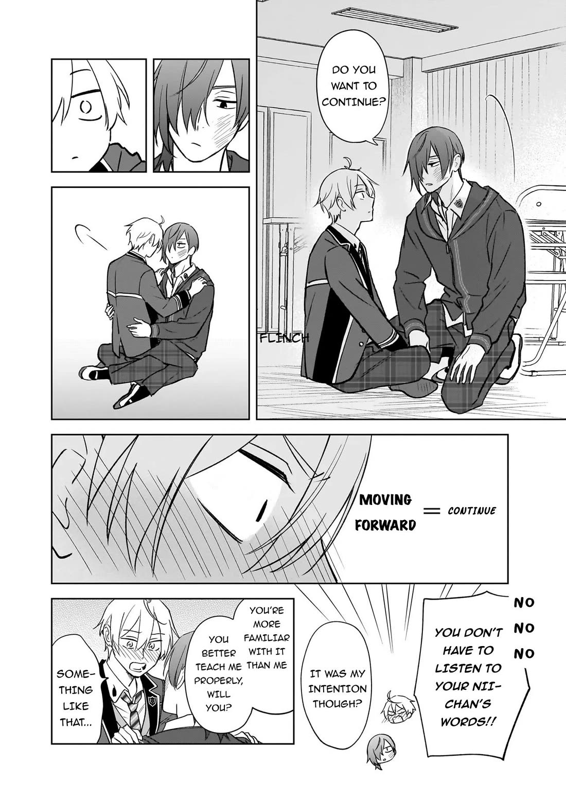 I Realized I Am the Younger Brother of the Protagonist in a BL Game chapter 24 page 31