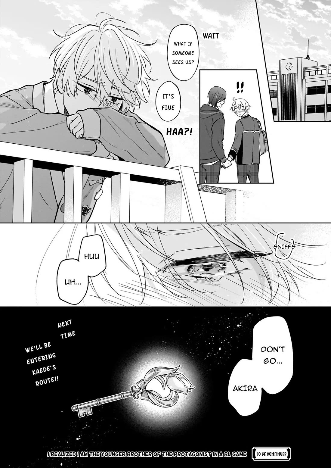 I Realized I Am the Younger Brother of the Protagonist in a BL Game chapter 24 page 35