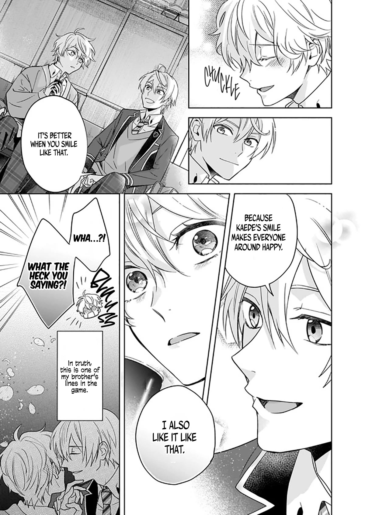 I Realized I Am the Younger Brother of the Protagonist in a BL Game chapter 3 page 22