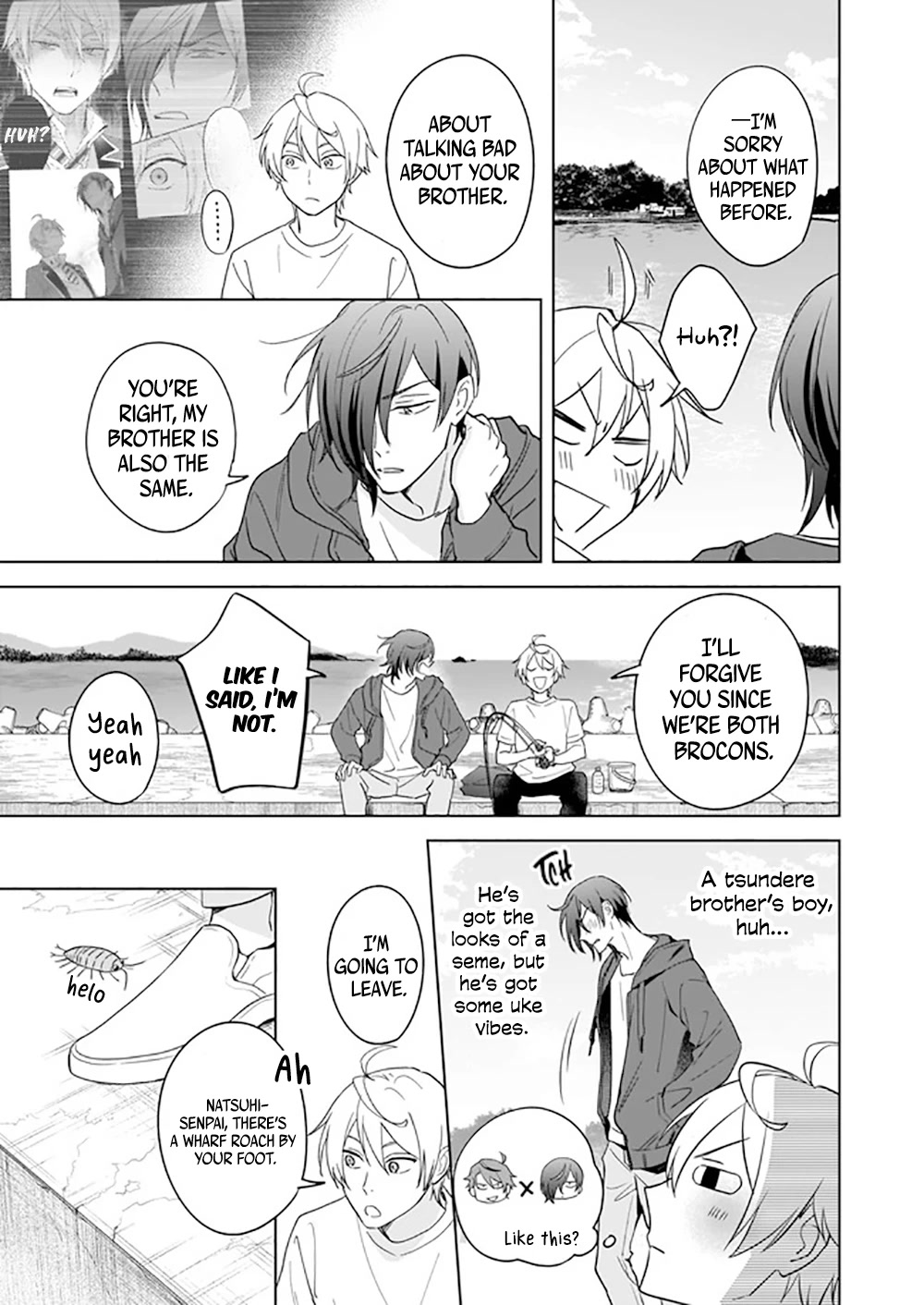 I Realized I Am the Younger Brother of the Protagonist in a BL Game chapter 9 page 14