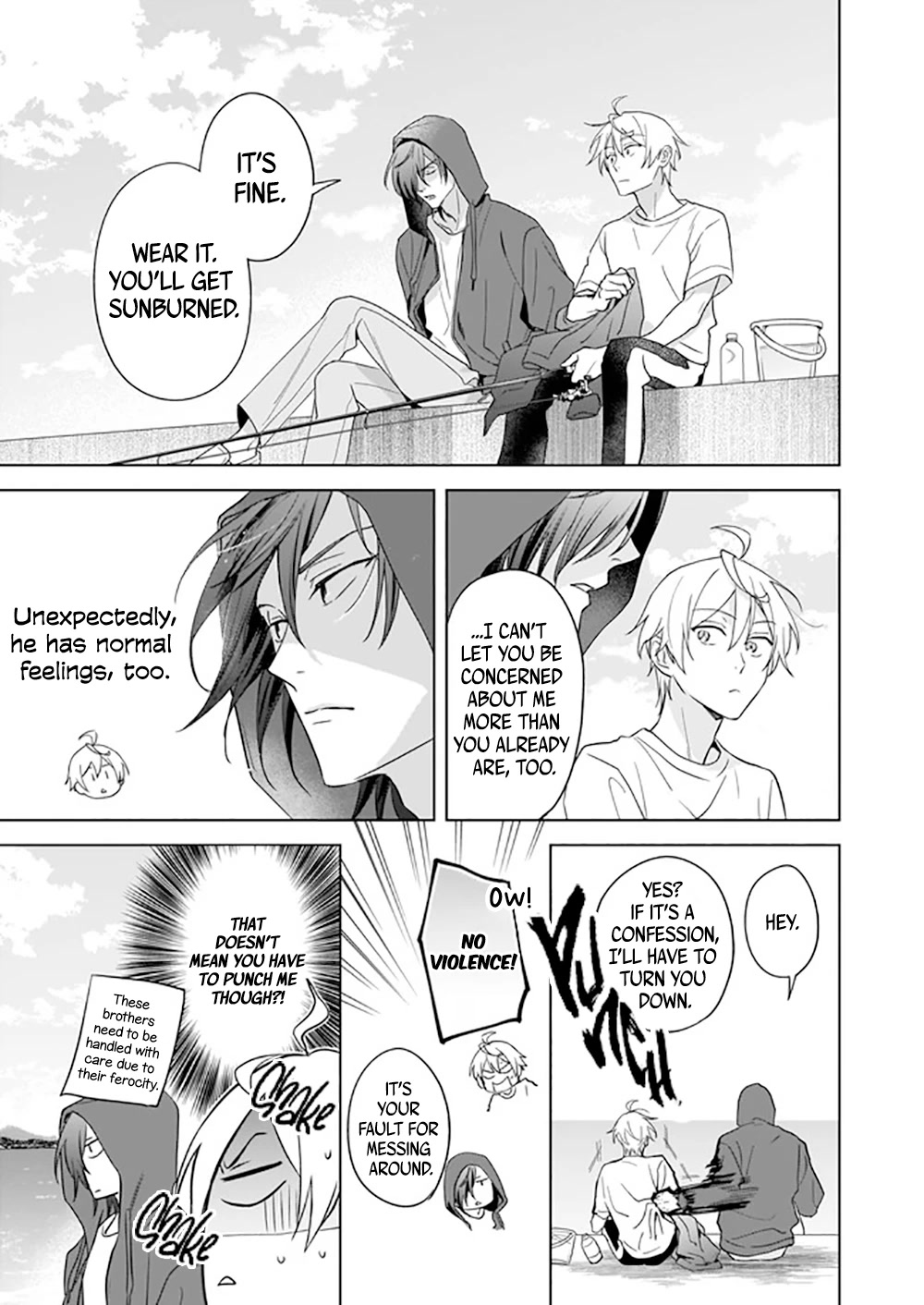 I Realized I Am the Younger Brother of the Protagonist in a BL Game chapter 9 page 8