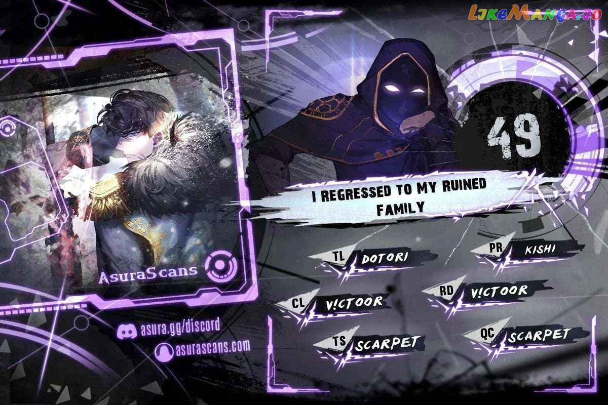 I Regressed to My Ruined Family chapter 49 page 1