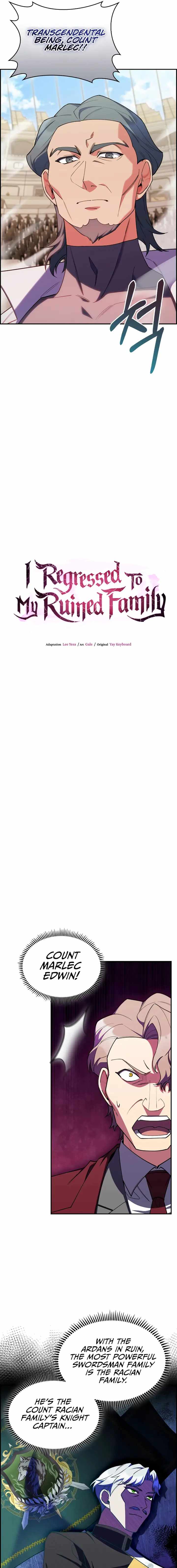 I Regressed to My Ruined Family chapter 59 page 9