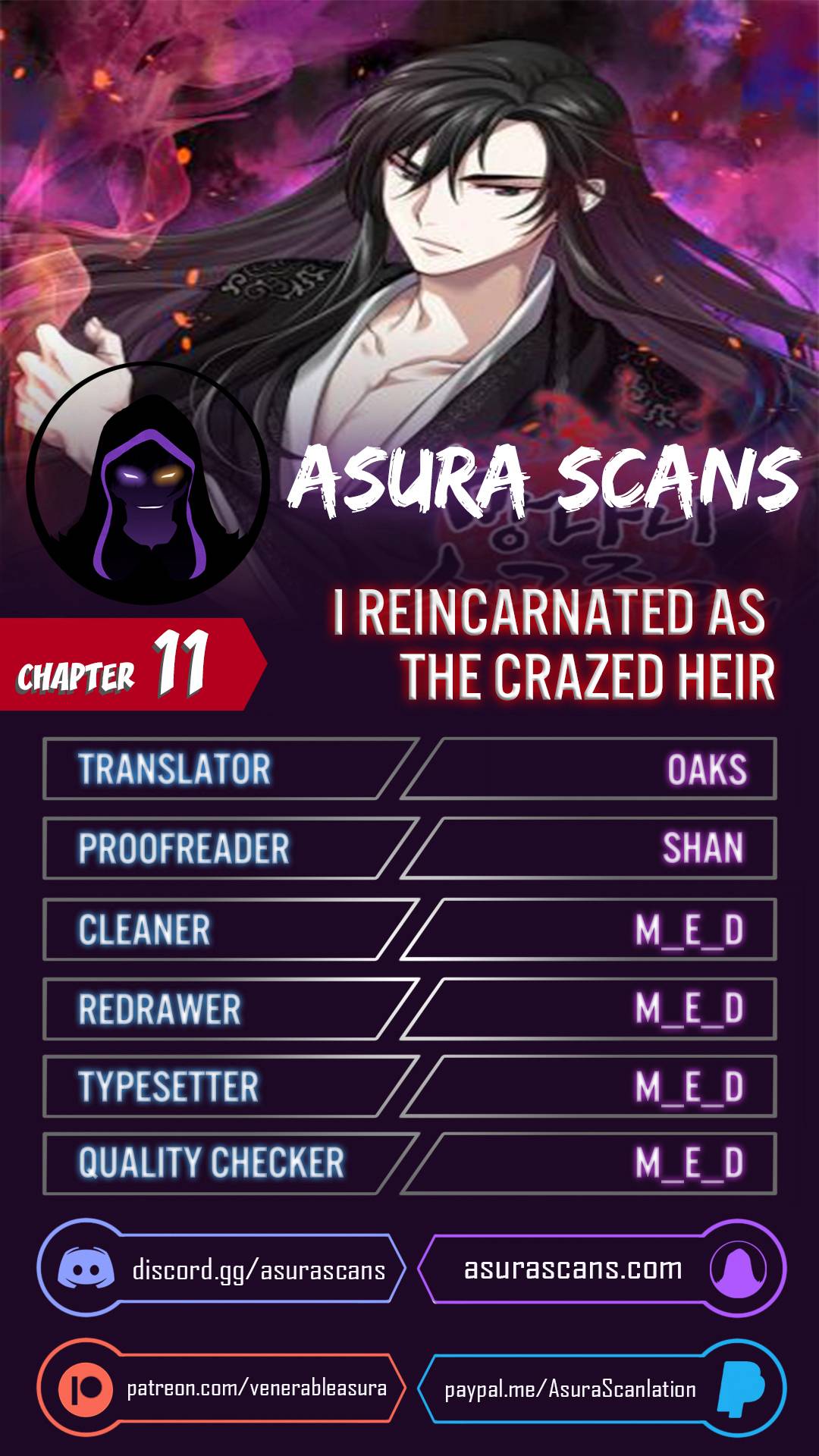 I Reincarnated As The Crazed Heir chapter 11 page 1