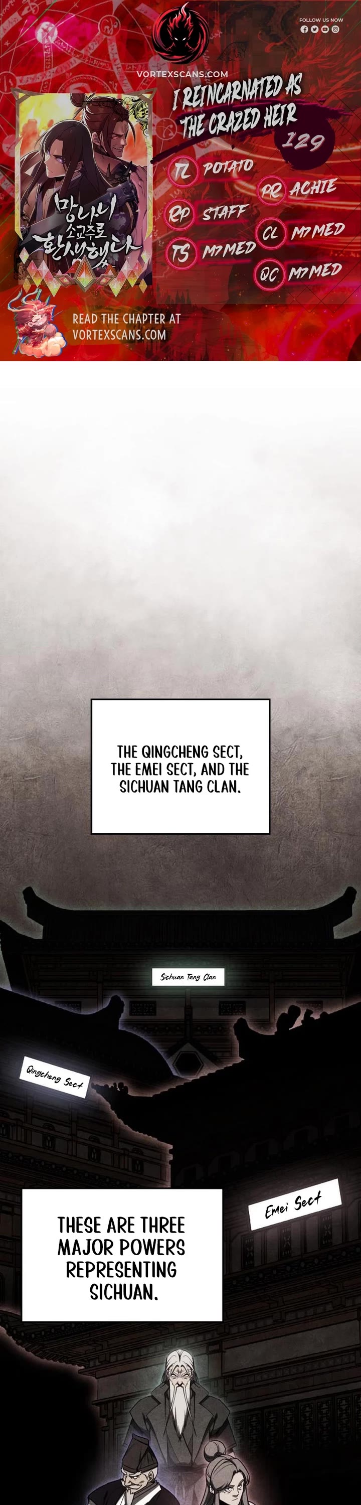 I Reincarnated As The Crazed Heir chapter 129 page 1