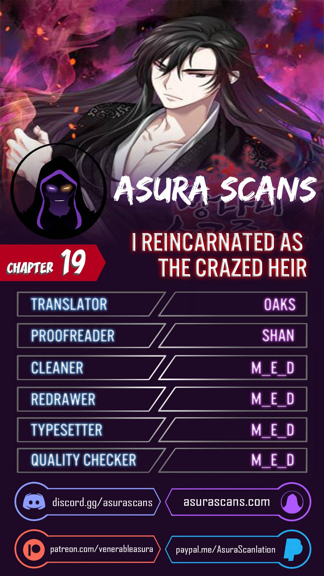 I Reincarnated As The Crazed Heir chapter 19 page 1