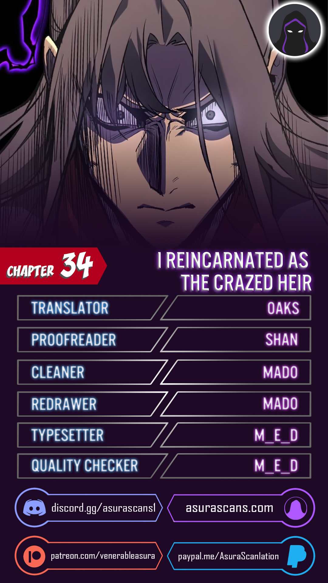 I Reincarnated As The Crazed Heir chapter 34 page 1