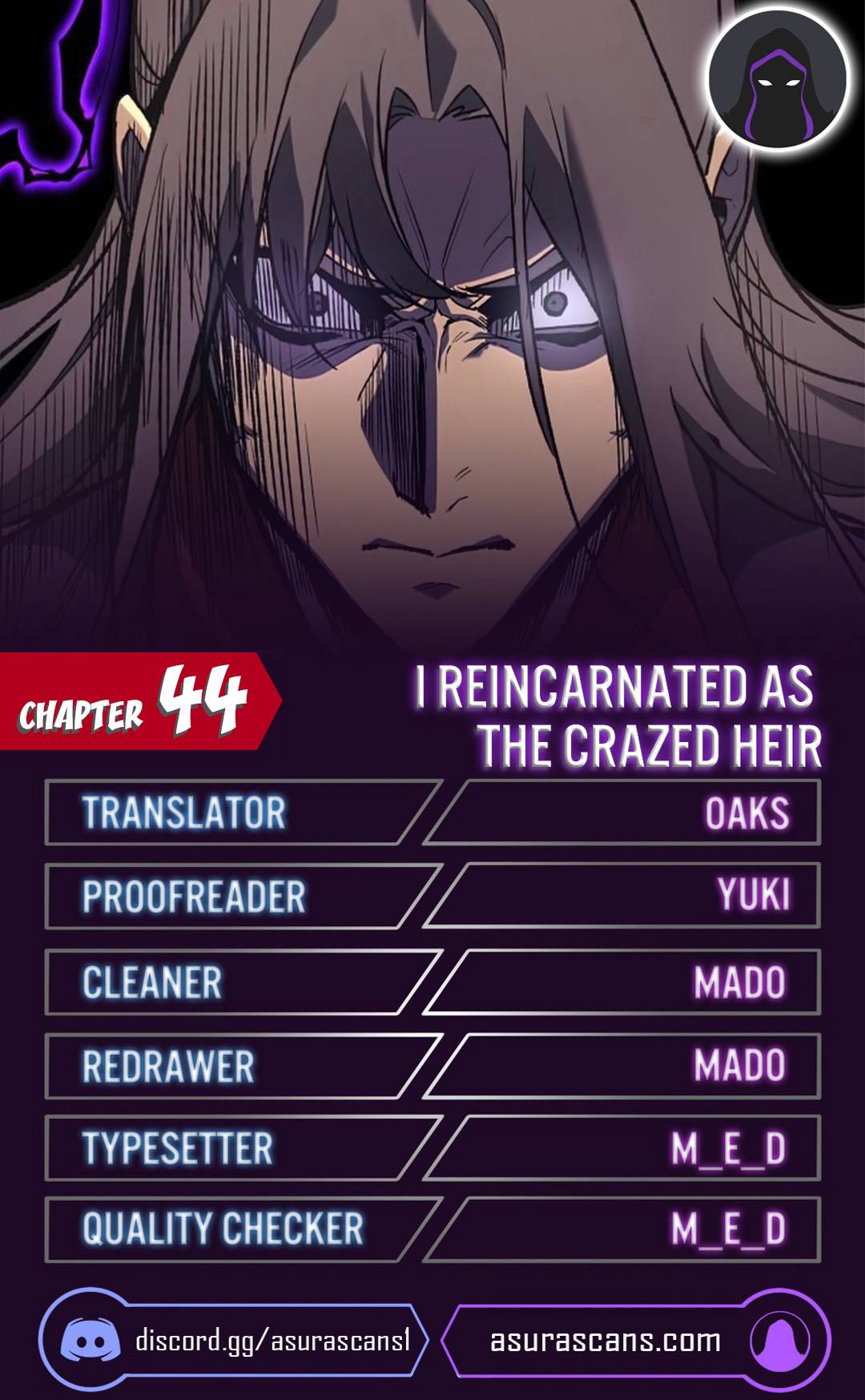 I Reincarnated As The Crazed Heir chapter 44 page 1