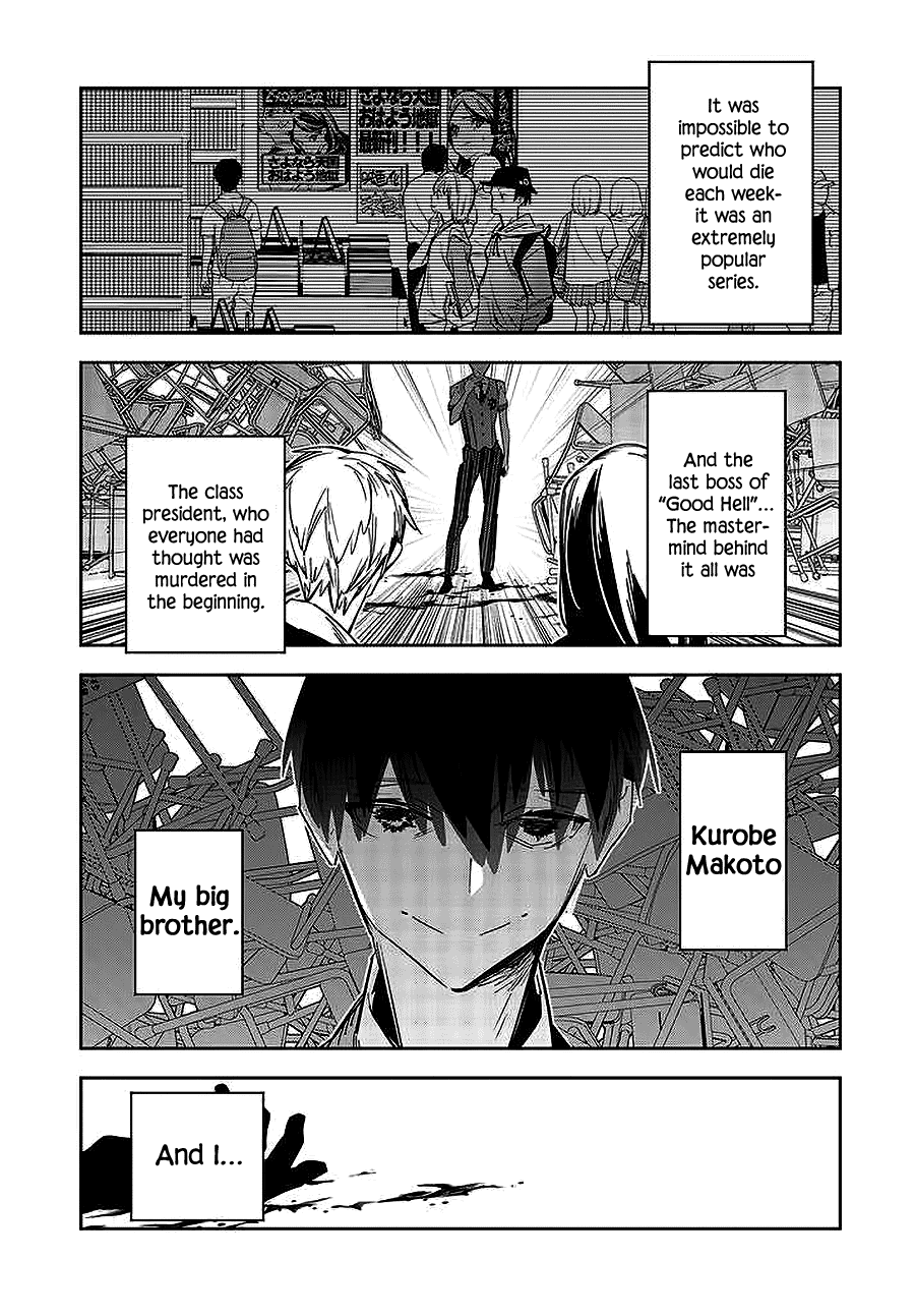 I Reincarnated as the Little Sister of a Death Game Manga's Murder Mastermind and Failed chapter 1 page 27