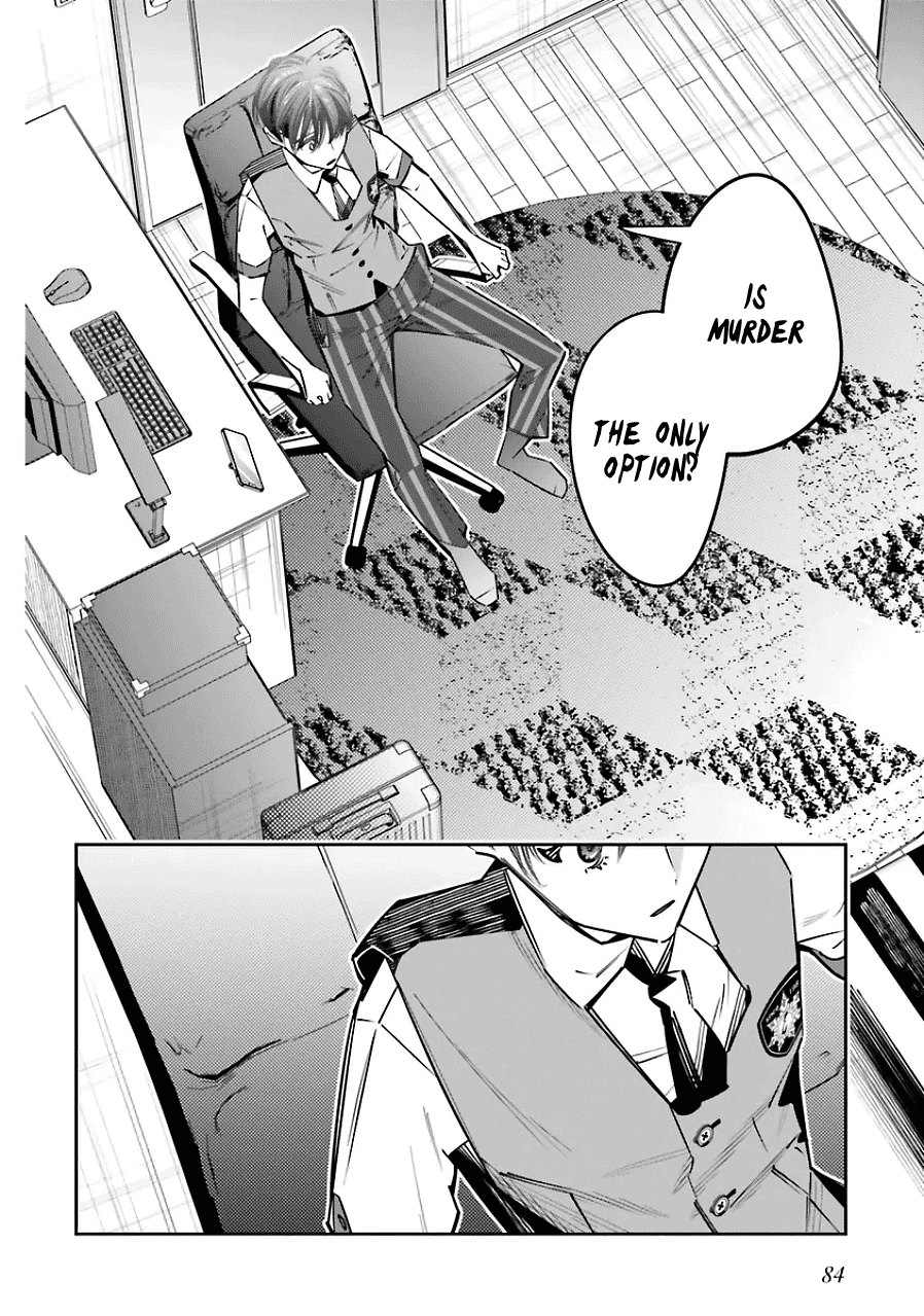 I Reincarnated as the Little Sister of a Death Game Manga's Murder Mastermind and Failed chapter 20 page 12