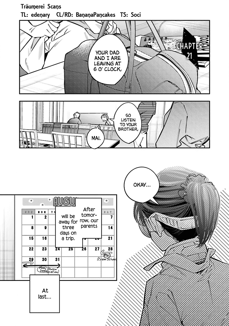 I Reincarnated as the Little Sister of a Death Game Manga's Murder Mastermind and Failed chapter 21 page 1