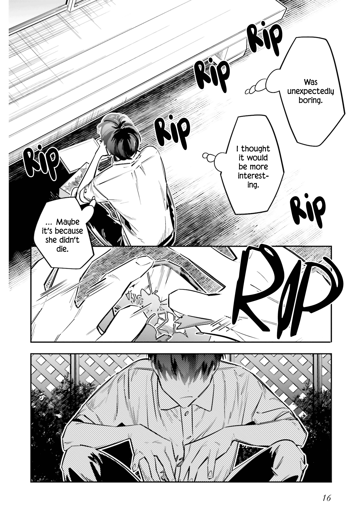 I Reincarnated as the Little Sister of a Death Game Manga's Murder Mastermind and Failed chapter 5 page 17