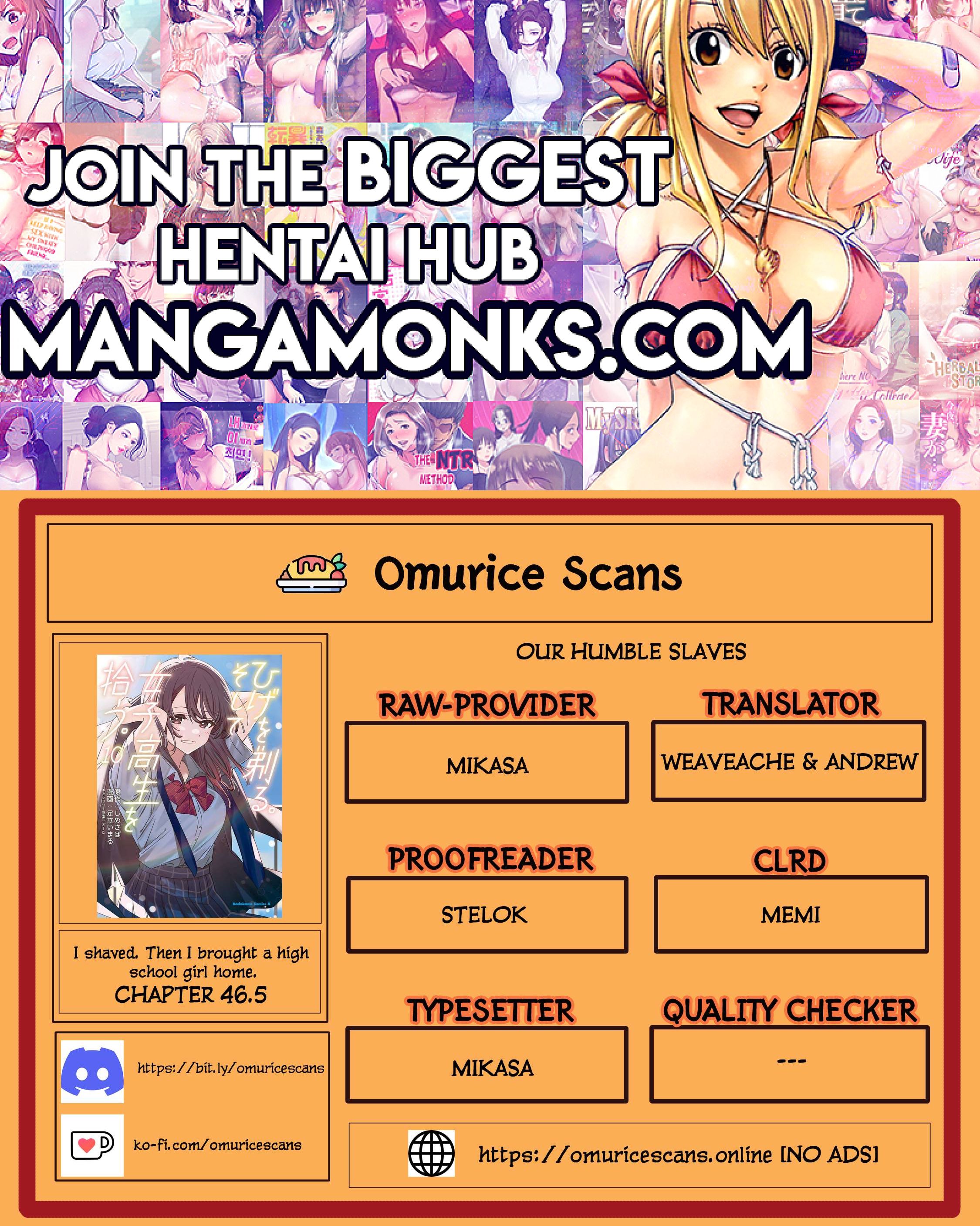 I Shaved. Then I Brought a High School Girl Home. chapter 46.5 page 1