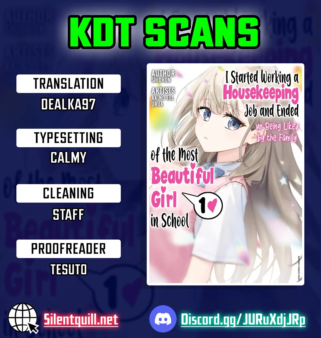 I Started Working a Housekeeping Job and Ended up Being Liked by the Family of the Most Beautiful Girl in School chapter 10 page 1