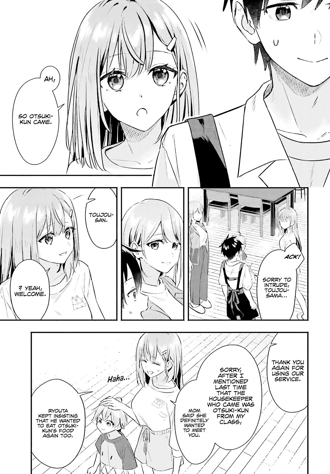 I Started Working a Housekeeping Job and Ended up Being Liked by the Family of the Most Beautiful Girl in School chapter 4 page 8