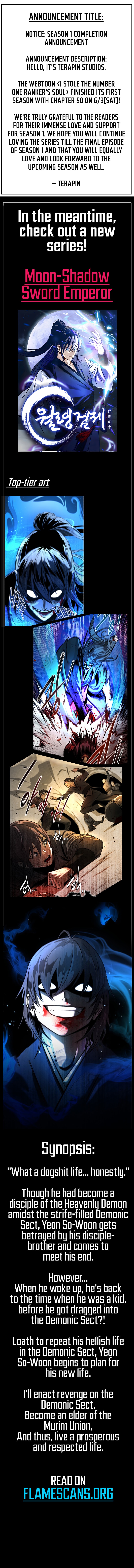 I Stole The First Ranker’S Soul chapter 50.1 page 1