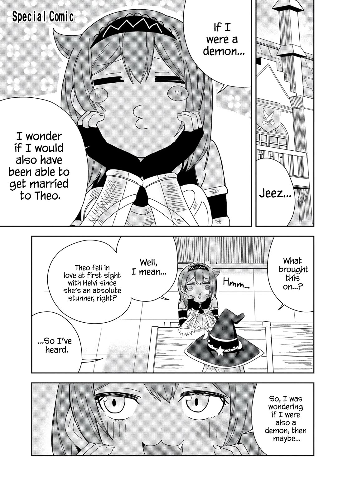 I Summoned the Devil to Grant Me a Wish, but I Married Her Instead Since She Was Adorable ~My New Devil Wife~ chapter 35.5 page 1