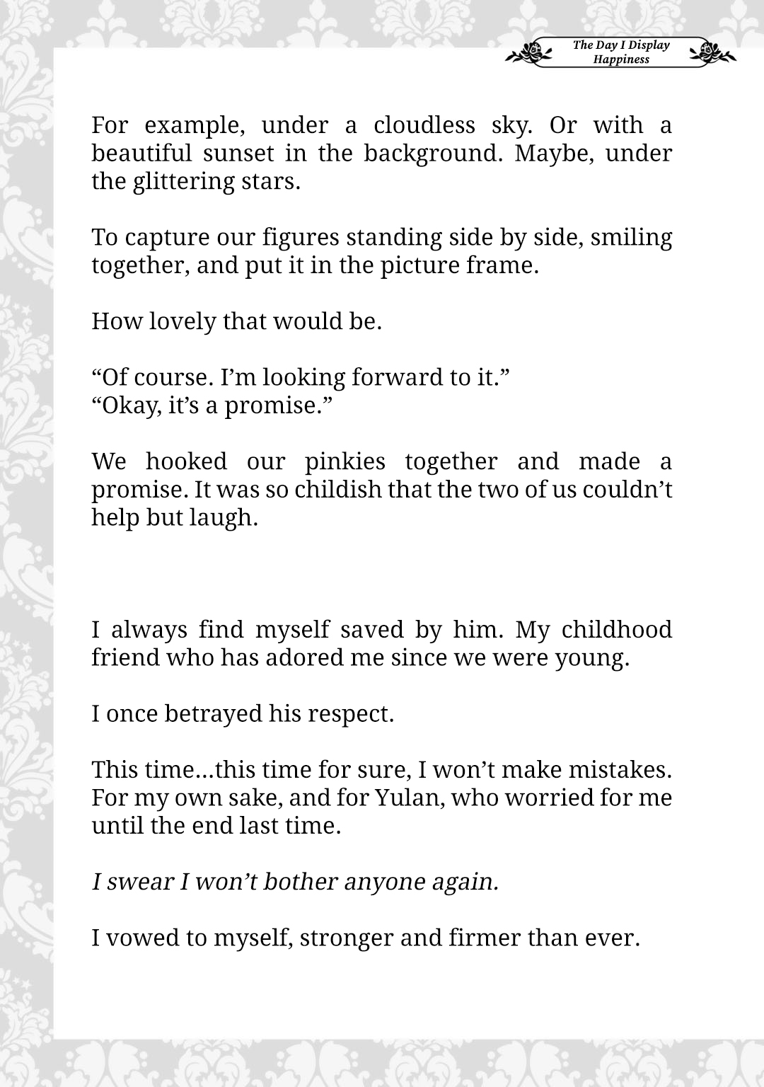 I Swear I Won't Bother You Again! chapter 5.5 page 23